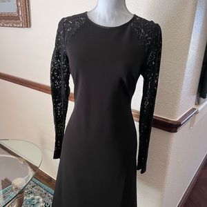 Tommy Hilfilger Arm lace black dress